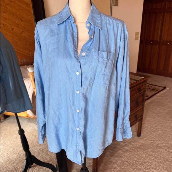 Eddie Bauer Tops - Linen Shirt